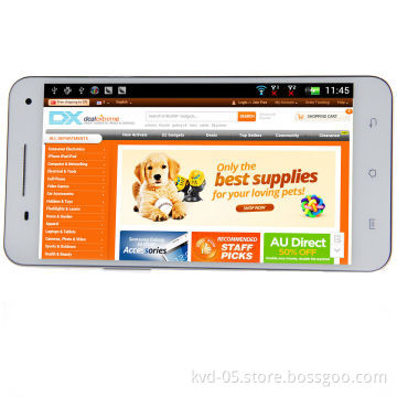 Latest MTK6589T Quad-core 6.5-inch FHD IPS LCD Mobile Phone, Sized 178 x 88 x 8.5mm